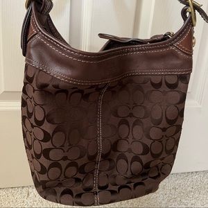 Brown Coach Hobo